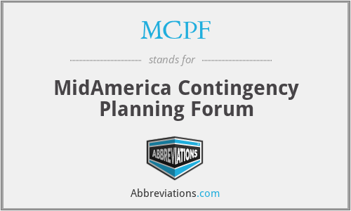 MCPF - MidAmerica Contingency Planning Forum