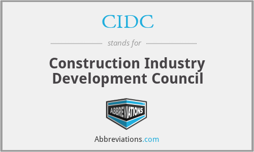 CIDC - Construction Industry Development Council