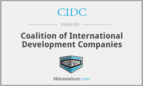 CIDC - Coalition of International Development Companies