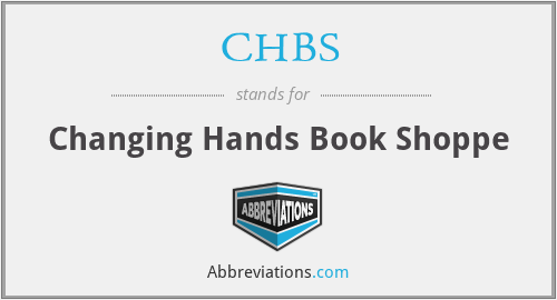 CHBS - Changing Hands Book Shoppe