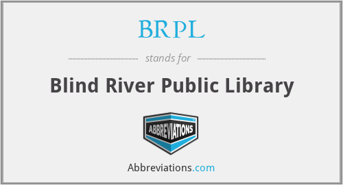 BRPL - Blind River Public Library