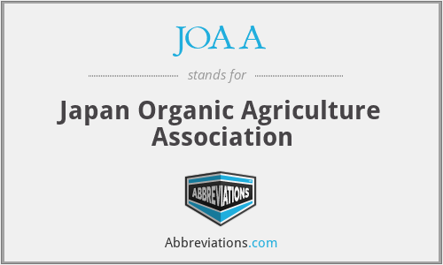 JOAA - Japan Organic Agriculture Association