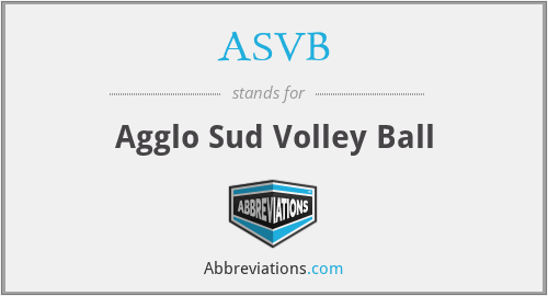 ASVB - Agglo Sud Volley Ball
