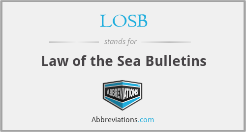 LOSB - Law of the Sea Bulletins