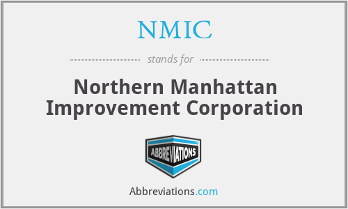 NMIC - Northern Manhattan Improvement Corporation