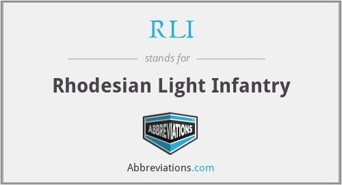 RLI - Rhodesian Light Infantry