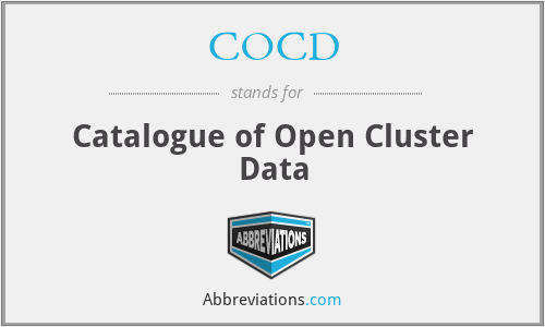 COCD - Catalogue of Open Cluster Data