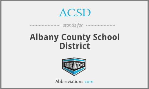 ACSD - Albany County School District