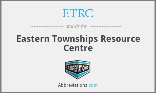 ETRC - Eastern Townships Resource Centre