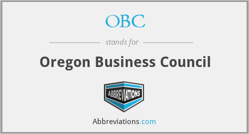 OBC - Oregon Business Council