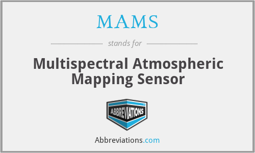 MAMS - Multispectral Atmospheric Mapping Sensor