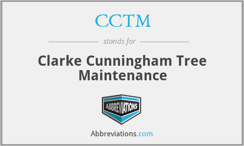 CCTM - Clarke Cunningham Tree Maintenance