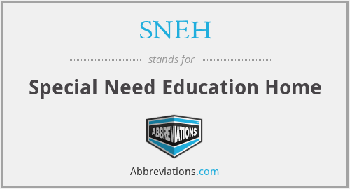 SNEH - Special Need Education Home