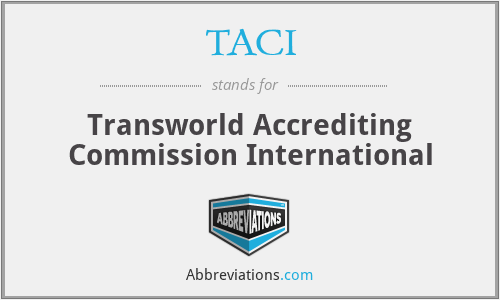 TACI - Transworld Accrediting Commission International