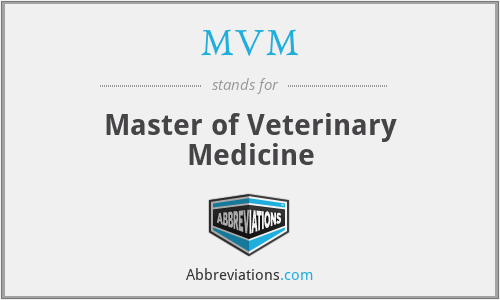 MVM - Master of Veterinary Medicine