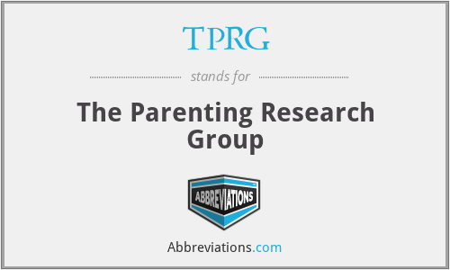 TPRG - The Parenting Research Group