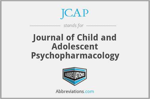 JCAP - Journal of Child and Adolescent Psychopharmacology