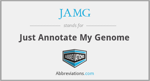 JAMG - Just Annotate My Genome