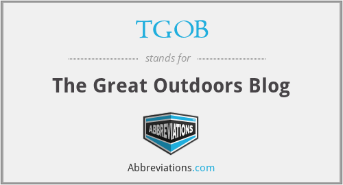 TGOB - The Great Outdoors Blog