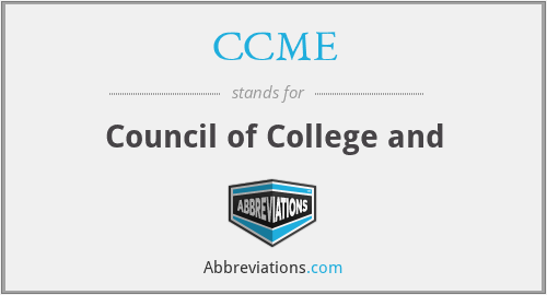 CCME - Council of College and