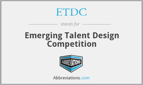 ETDC - Emerging Talent Design Competition