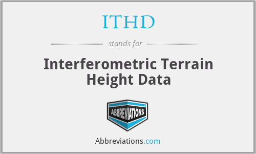 ITHD - Interferometric Terrain Height Data