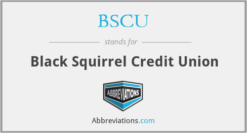 BSCU - Black Squirrel Credit Union