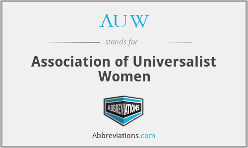 AUW - Association of Universalist Women