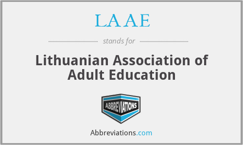 LAAE - Lithuanian Association of Adult Education