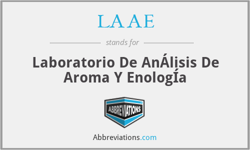 LAAE - Laboratorio De AnÁlisis De Aroma Y EnologÍa