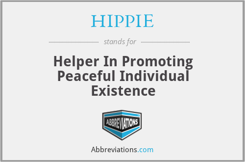 HIPPIE - Helper In Promoting Peaceful Individual Existence