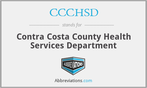 CCCHSD - Contra Costa County Health Services Department