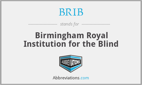 BRIB - Birmingham Royal Institution for the Blind