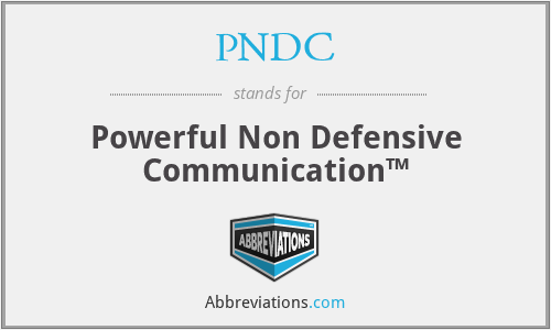 PNDC - Powerful Non Defensive Communication™