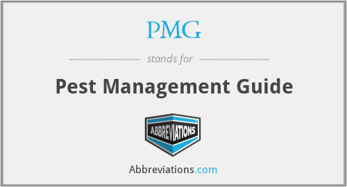 PMG - Pest Management Guide