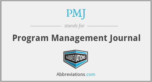 PMJ - Program Management Journal