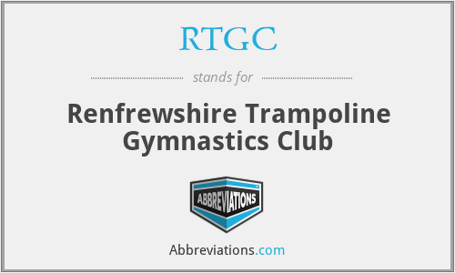 RTGC - Renfrewshire Trampoline Gymnastics Club