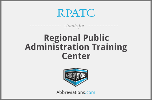 RPATC - Regional Public Administration Training Center