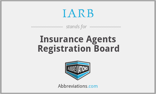 IARB - Insurance Agents Registration Board