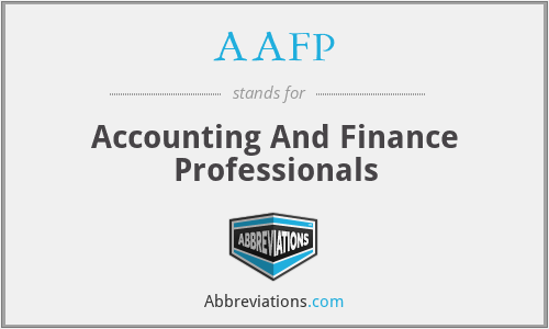 AAFP - Accounting And Finance Professionals