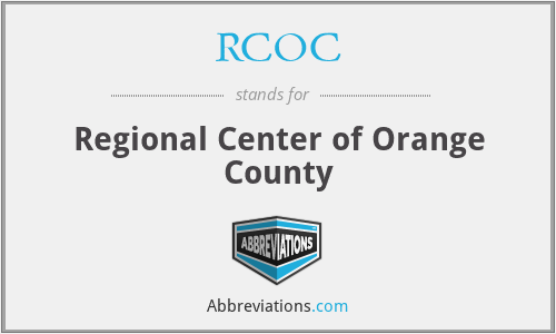 RCOC - Regional Center of Orange County