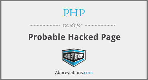 PHP - Probable Hacked Page