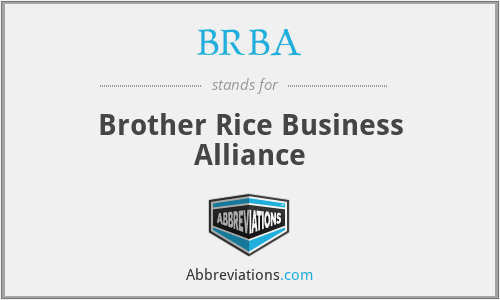 BRBA - Brother Rice Business Alliance