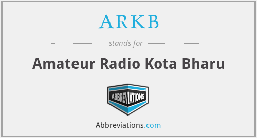 ARKB - Amateur Radio Kota Bharu