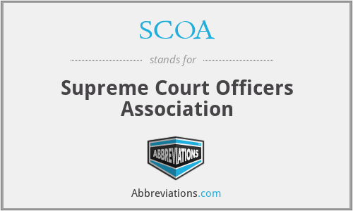 SCOA - Supreme Court Officers Association