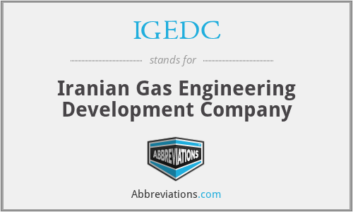 IGEDC - Iranian Gas Engineering Development Company