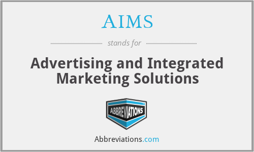 AIMS - Advertising and Integrated Marketing Solutions
