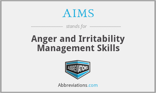 AIMS - Anger and Irritability Management Skills