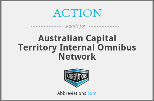 ACTION - Australian Capital Territory Internal Omnibus Network