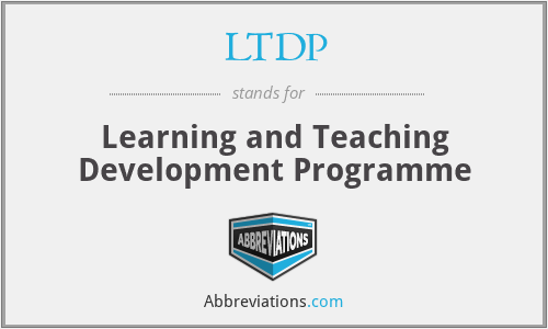 LTDP - Learning and Teaching Development Programme